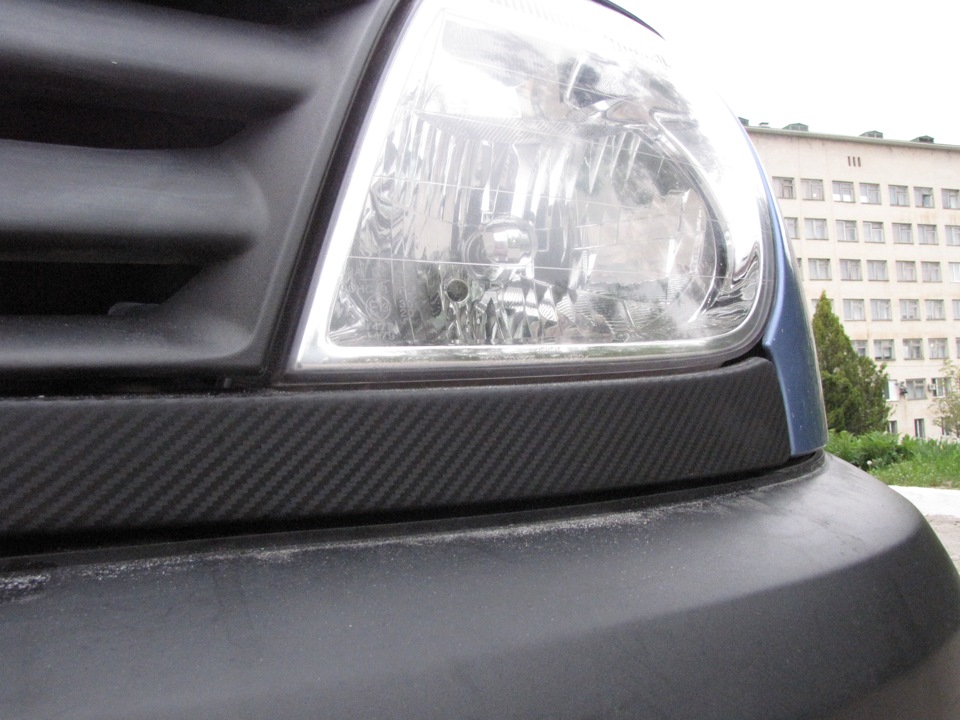 Защита передней планки от сколов — LDV Maxus, 2,5 л, 2008 года ...