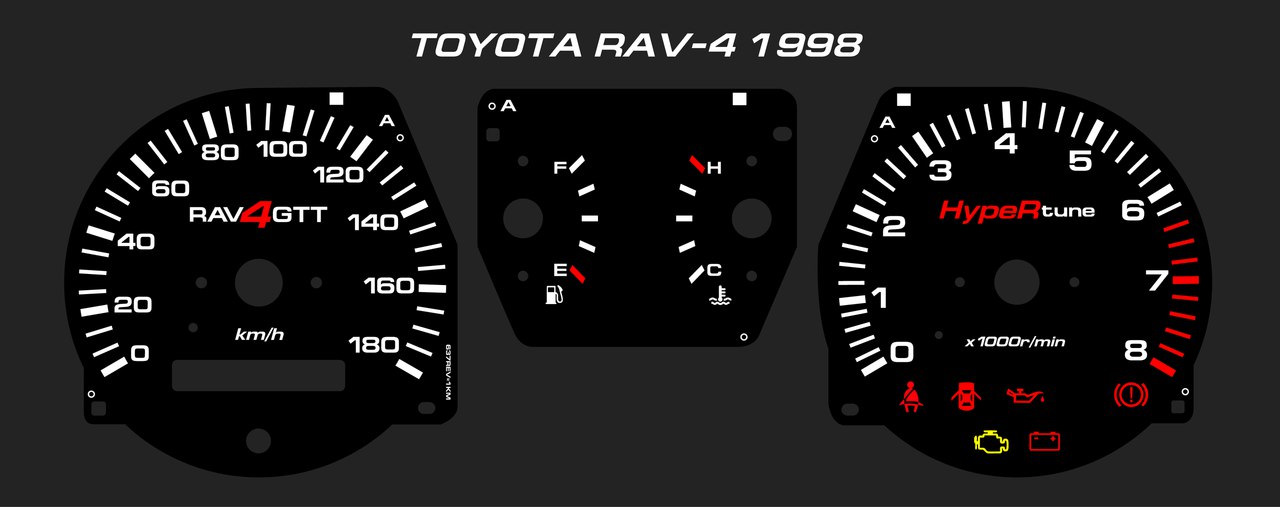 Спидометр тойоты рав 4. Toyota rav4 приборная панель. Тойота рав 4 1995 года приборная панель. Панель приборов Тойота рав 4 2 поколение. Пересвет приборной панели рав 4 первого поколения.