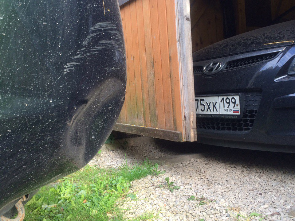 Выпрямление бампера — Hyundai Tucson (JM), 2 л., 2008 года | своими ...