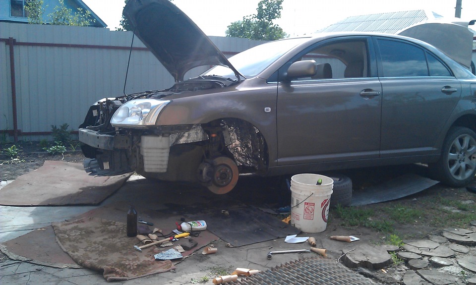 Зашумил арки колес! — Toyota Avensis II, 2,4 л, 2006 года | стайлинг ...