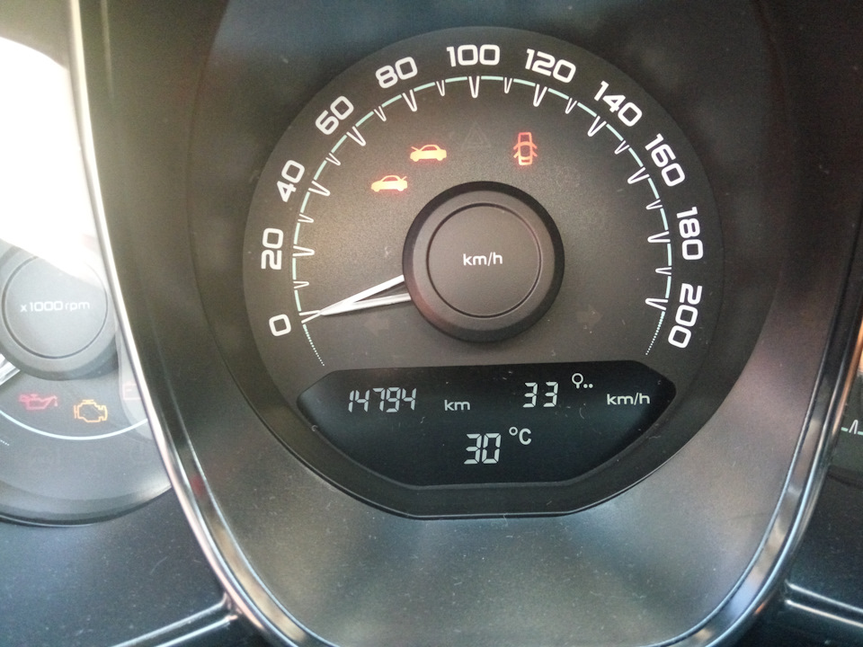 Пробег на момент замены — Lada Vesta (1G)