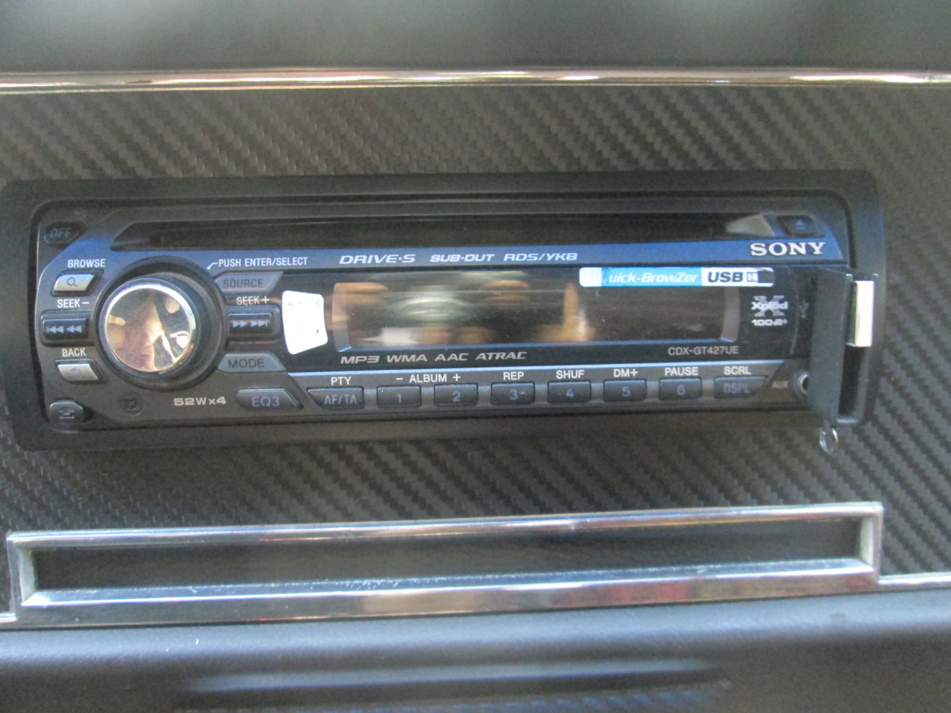 Sony cdx-gt427ue