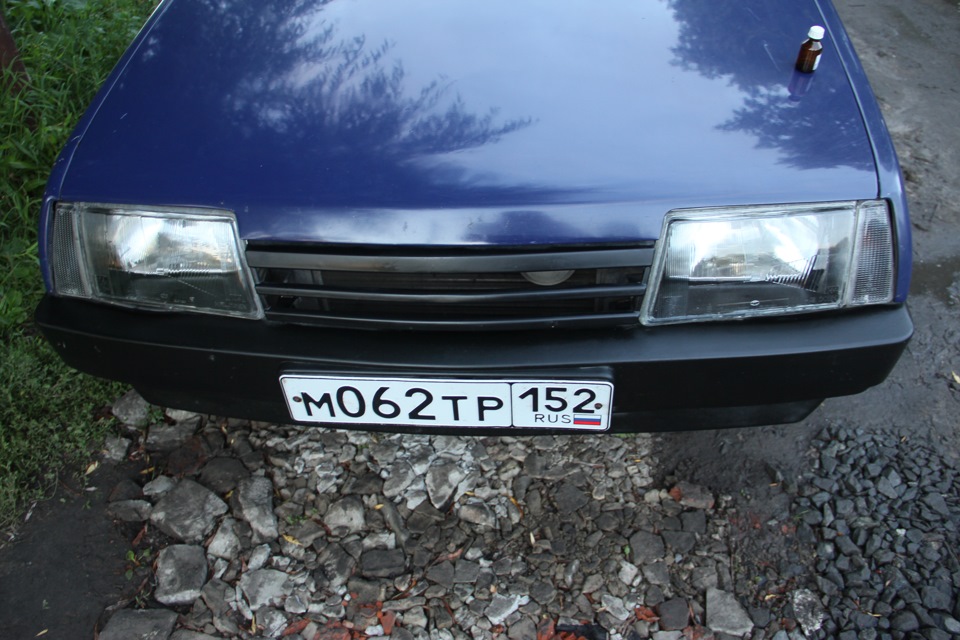 Начернить бампер за копейки — LADA 21093i, 1,5 л., 1998 года | стайлинг ...