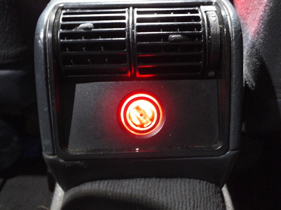 Подсветка колец прикуривателя — Audi A6 (C4), 2,5 л, 1996 года ...