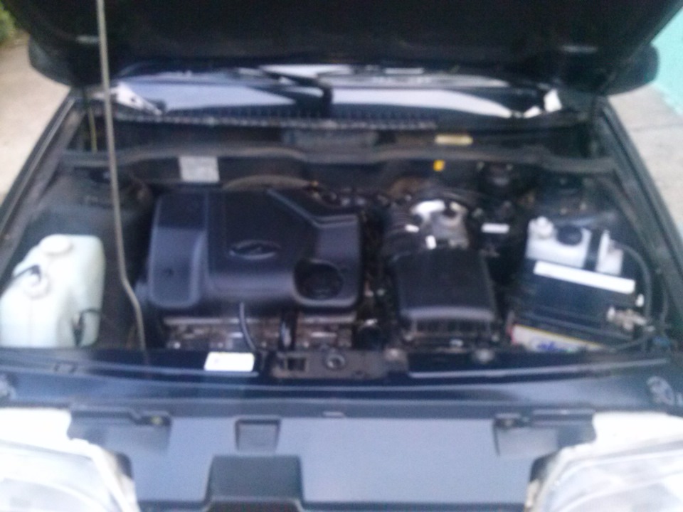 Помыл под капотом) — Lada 2115, 1,6 л, 2009 года | мойка | DRIVE2