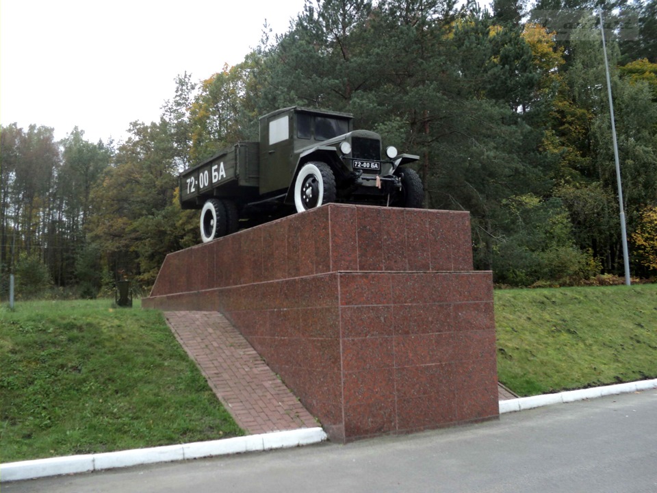 Памятник воинам водителям в брянске фото