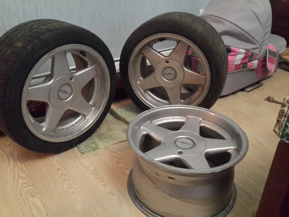 Диски AZEV R16. Куплю или поменяюсь. — Audi Coupe (81,85), 1,8 л, 1986 ...