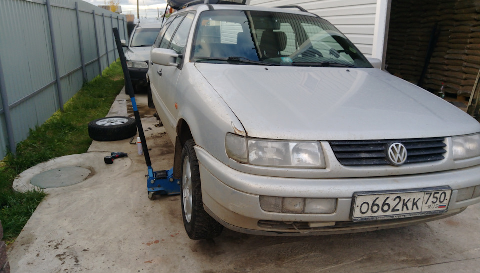 Переходим на "зиму" — Volkswagen Passat B4, 2 л, 1994 года | шины | DRIVE2