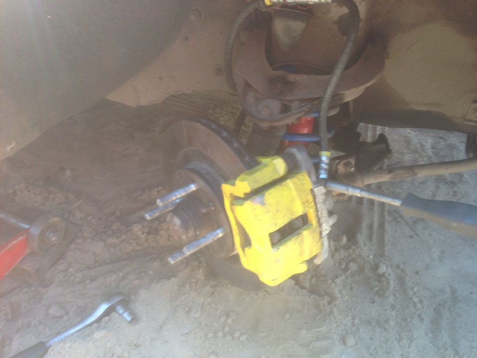 Установка укороченых сошек и тормозов от ваз 2110 — DRIVE2