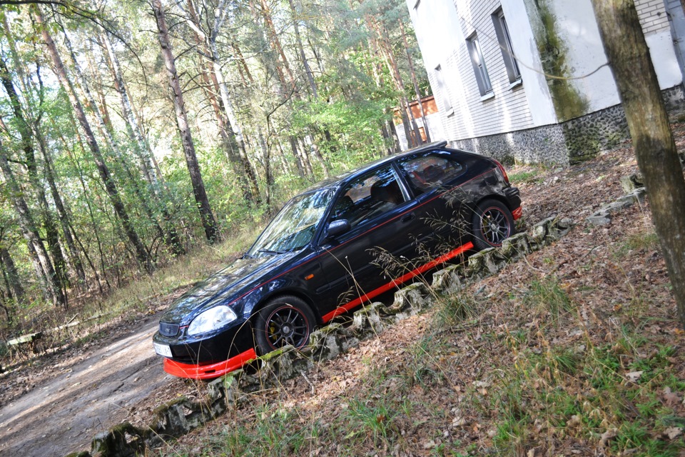 первый выезд после полной сборки… — Honda Civic Hatchback (6G), 1,4 л ...