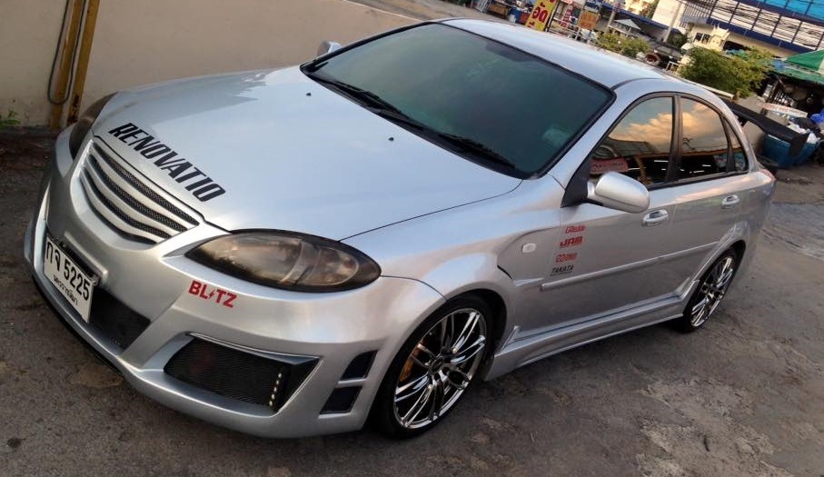 Lacetti Optra 2008 Tuning белая