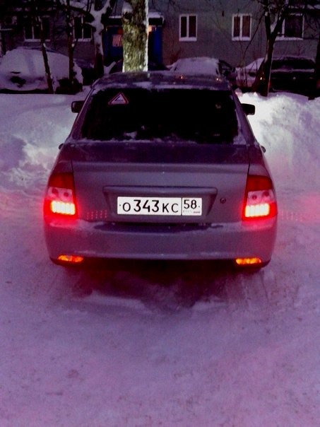 Задние фары SE — Lada Приора седан, 1,6 л, 2007 года | стайлинг | DRIVE2