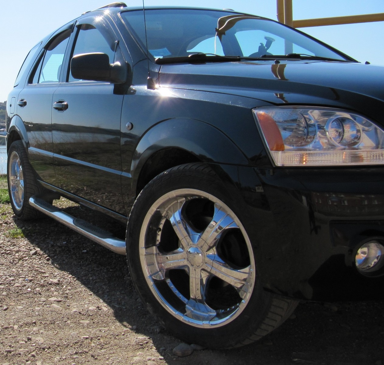 275/45 R20 хром литье…отзывы…ощущения… — KIA Sorento (1G), 3,5 л, 2005 года  | наблюдение | DRIVE2