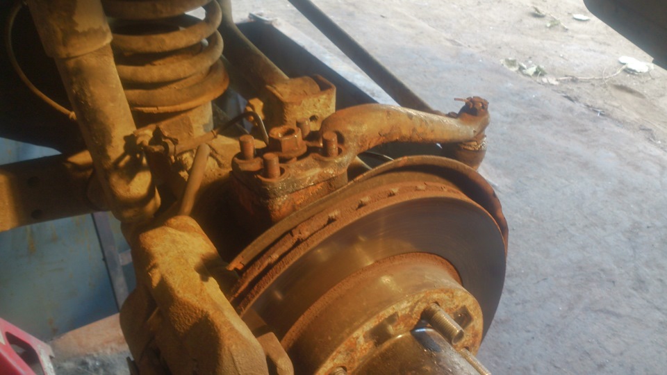 Замена вкладышей шкворней — УАЗ Patriot, 2,3 л, 2012 года | своими ...