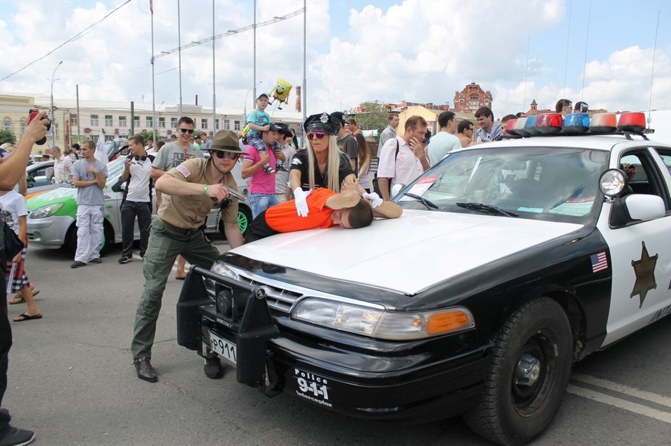 Автострада 2013 ТУЛА 15.06.13 part2 площадь — LADA Приора седан, 1,6 л ...