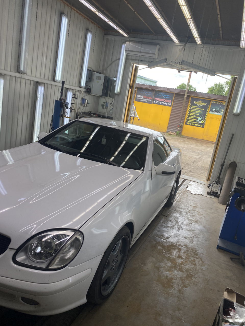 Сварка уставших элементов выхлопной системы — Mercedes-Benz SLK (R170 ...