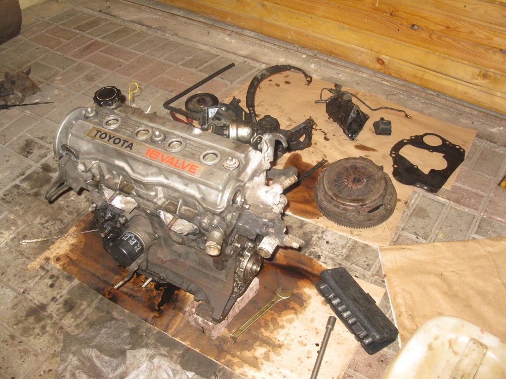 Continuation of repairs  - Toyota Carina II 16 L 1988