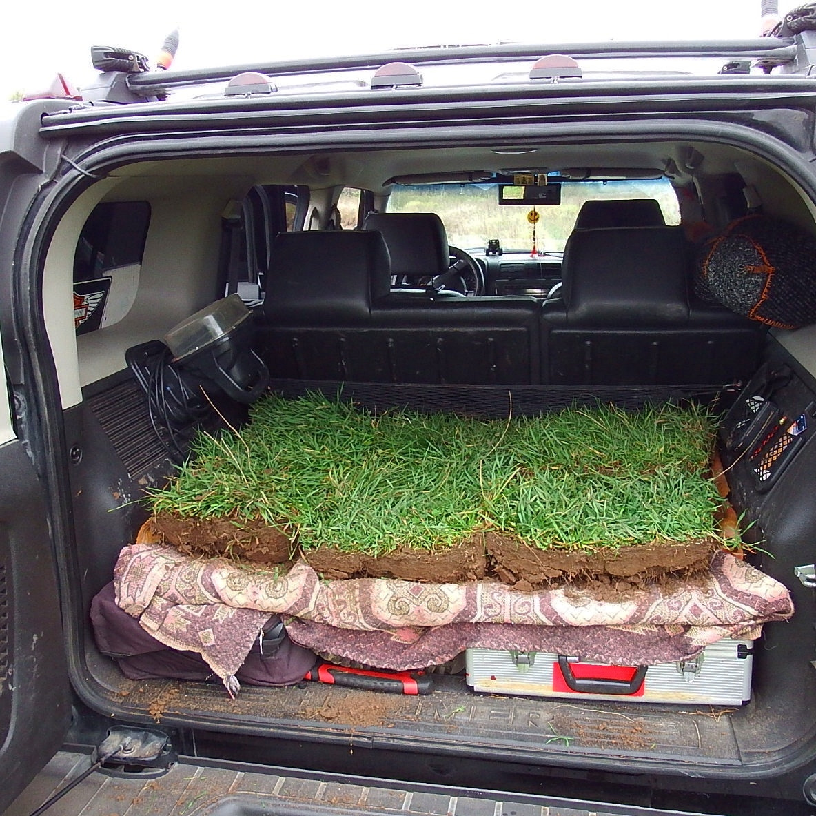 Экоковрик в багажник. — Hummer H3, 3,7 л, 2008 года | аксессуары | DRIVE2
