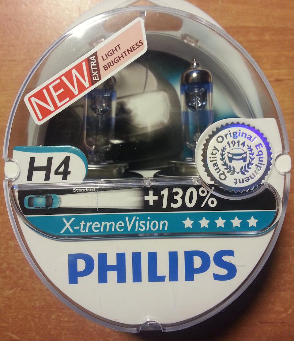 12342XVS2 Лампа H4 12В 60/55Вт X-tremeVision, 2шт PHILIPS | Запчасти на ...