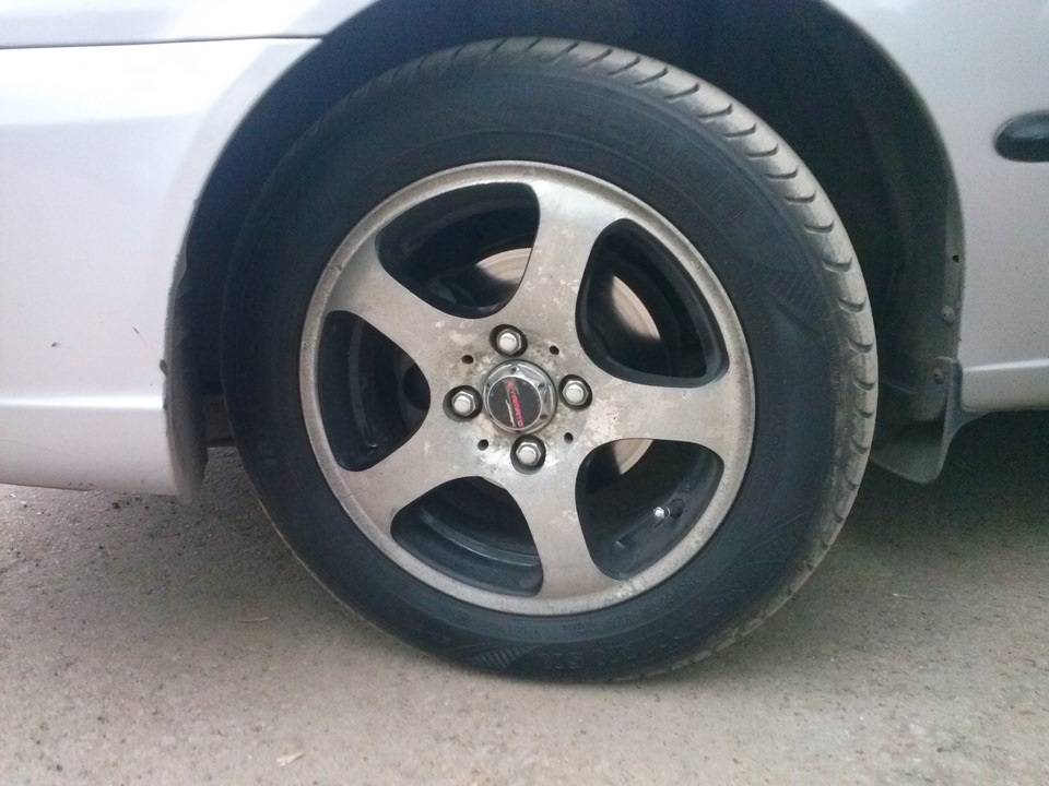 Продаю свои диски с резиной — Hyundai Accent (3G), 1,5 л, 2006 года ...