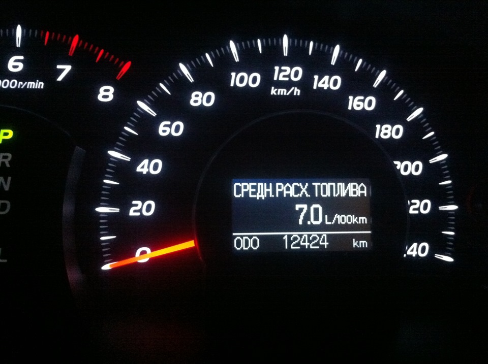 Про расход — Toyota Camry (XV40), 2,4 л, 2011 года | заправка | DRIVE2