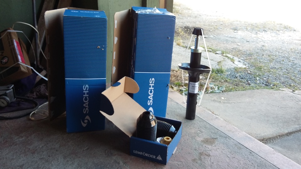 Замена передних стоек, датчика коленвала, стоек и втулок стабилизатора ...