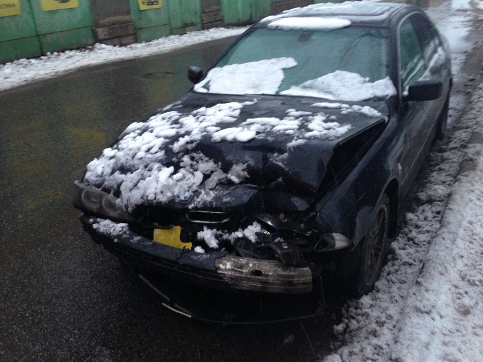 Неприятность в 7 утра на "Ярославке" :( — BMW 5 series (E39), 2,5 л ...
