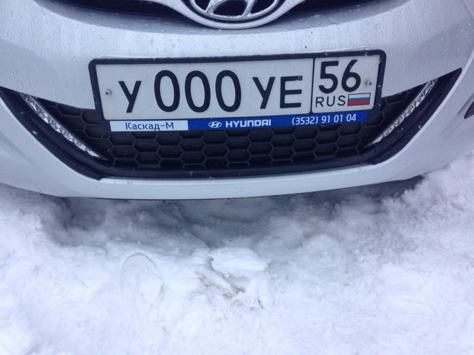 Альтернативная решетка с ДХО, часть 2 — Hyundai Elantra (5G), 1,6 л ...
