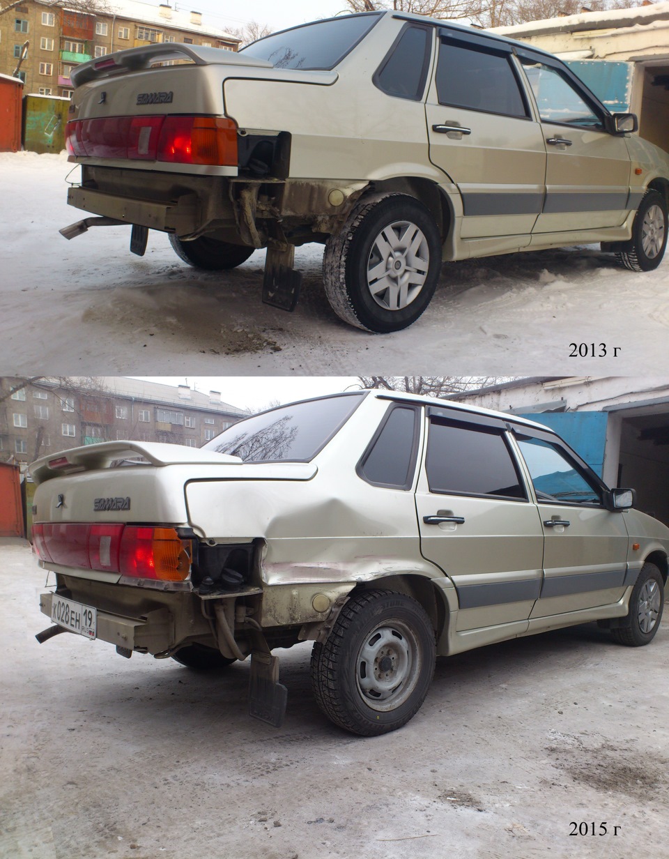 Печаль-беда = ( ДТП 01.02.2015. Часть 2 — Lada 2115, 1,5 л, 2006 года | ДТП  | DRIVE2