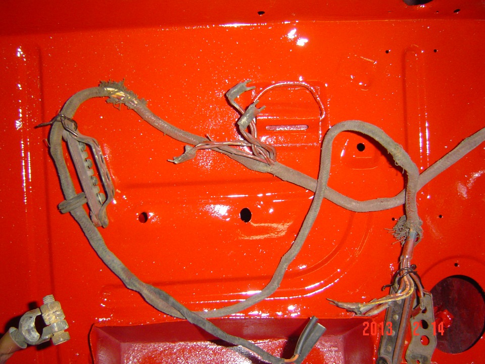 Востановления жгута в багажном отсеке. — ЗАЗ 965, 0,8 л, 1967 года ...