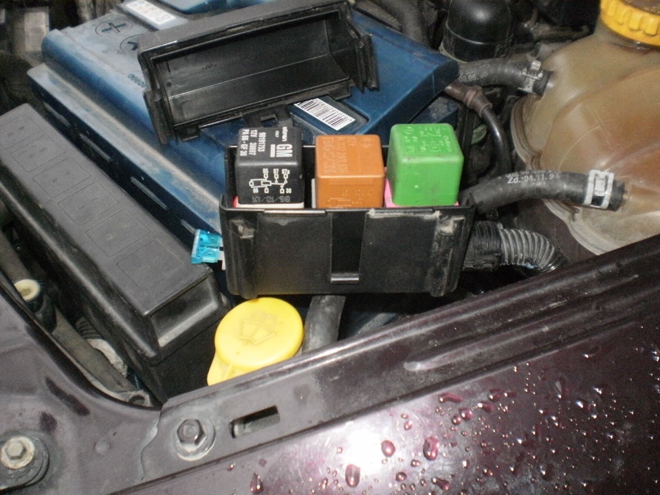 ДХО -дальний в полнакала реализация на реле (окончяние "Сгорел блок ДХО ...