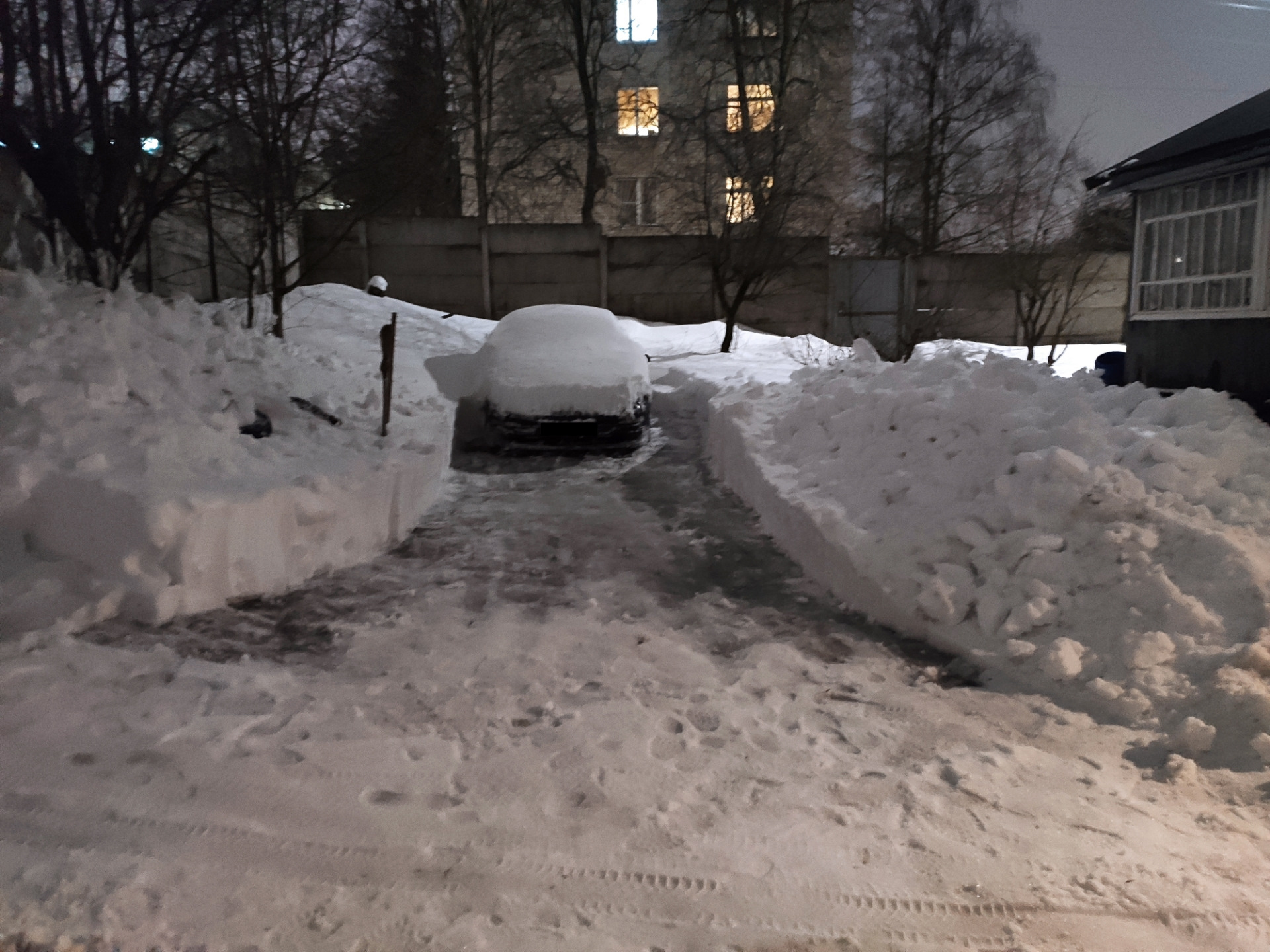 Ford Probe в снегу