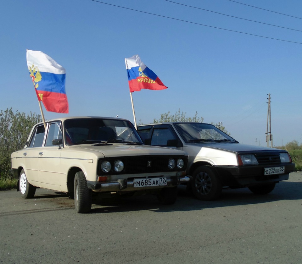 Спасибо деду за Победу. 9 мая. — Lada 21093, 1,7 л, 2001 года | покатушки |  DRIVE2