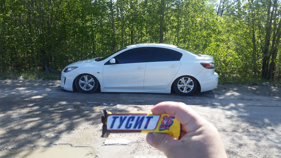 Тонировка в круг — Mazda 3 (2G) BL, 1,6 л, 2012 года | тюнинг | DRIVE2