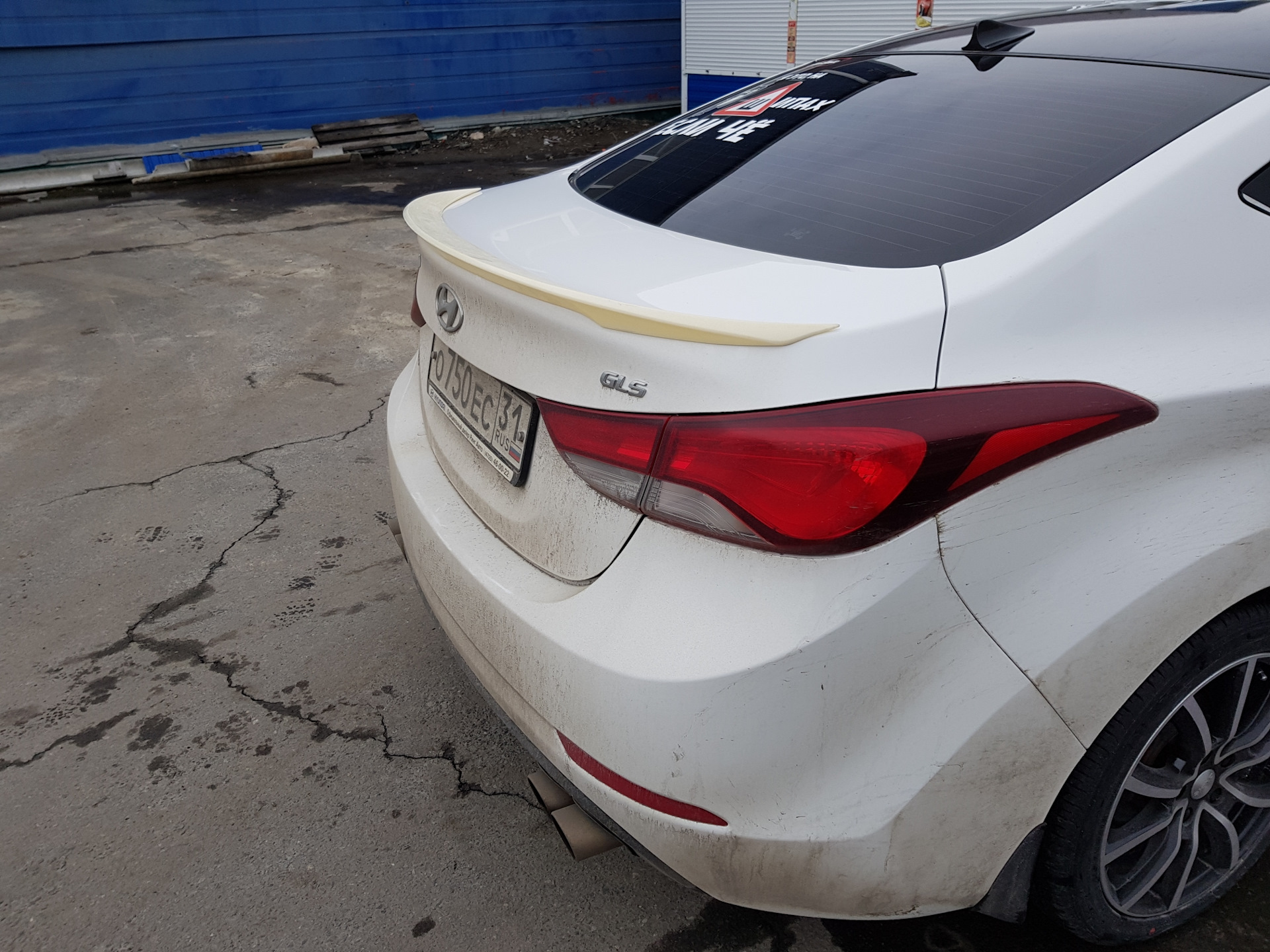 Спойлер Hyundai Elantra 5