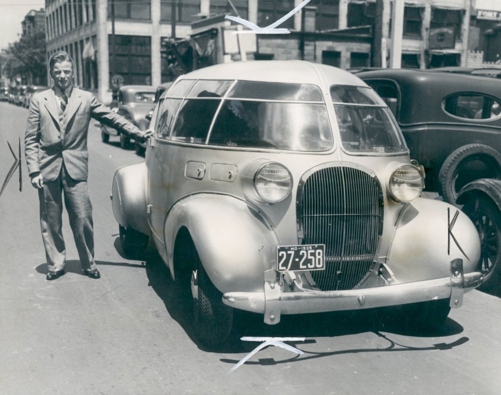 Strange cars. Самые необычные авто. 1934 MCQUAY-Norris Streamliner. Шаромобиль. 1936 Arrowhead car.