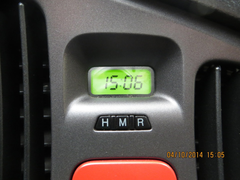 Перевод часов в режим 24 часа — Hyundai Elantra (3G), 1,6 л, 2005 года ...