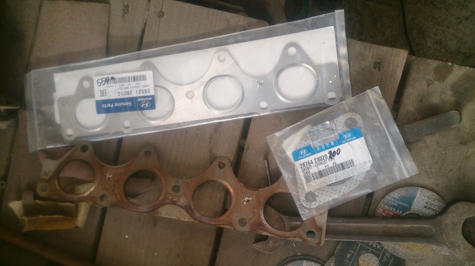 285212B010 ПРОКЛАДКА ВЫПУСКНОГО КОЛЛЕКТОРА KIA HYUNDAI | Запчасти на DRIVE2