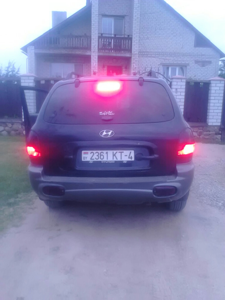 Дополнительные фото про тонировку фар… — Hyundai Santa Fe (1G), 2,4 л ...