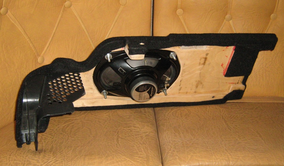 Изготовление акустической полки на ВАЗ 2114 и проставочных колец на подиумы