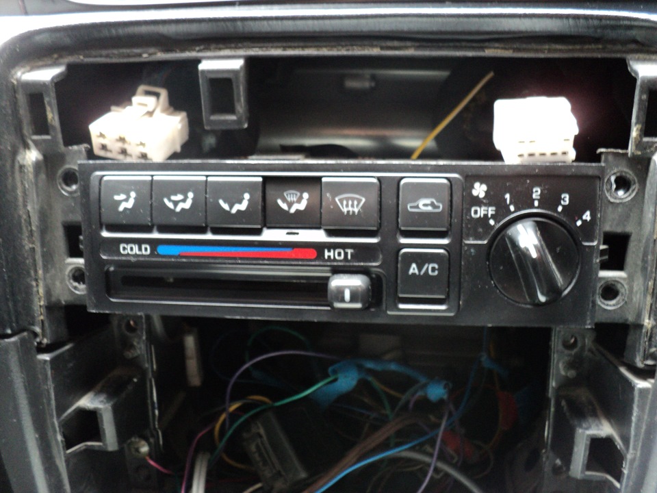 Подсветка печки на диодах — Nissan Bluebird (U14), 1,8 л, 2001 года ...