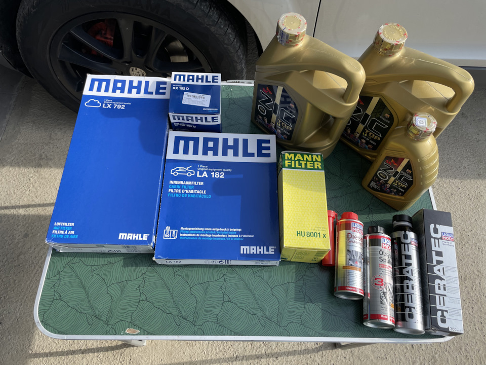 . — Audi Q7 (1G). Запчасти на фото: HU8001X