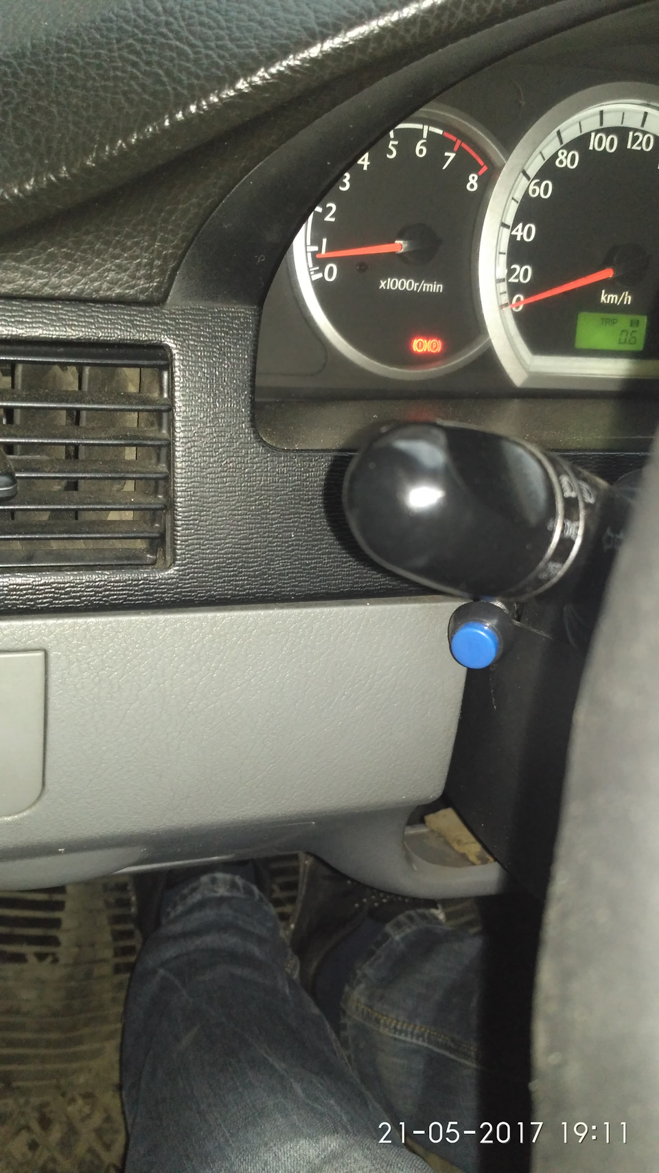 Установка передних ПТФ — Chevrolet Lacetti Sedan, 1,8 л, 2005 года ...
