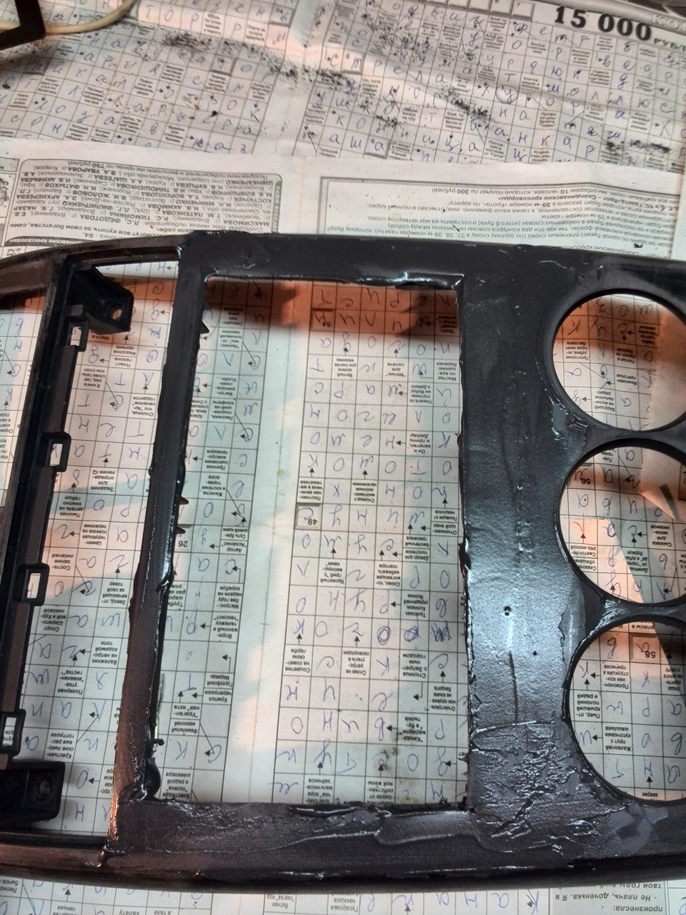 Переделка приборной панели по 2DIN магнитолу — Lada Приора хэтчбек, 1,6 ...