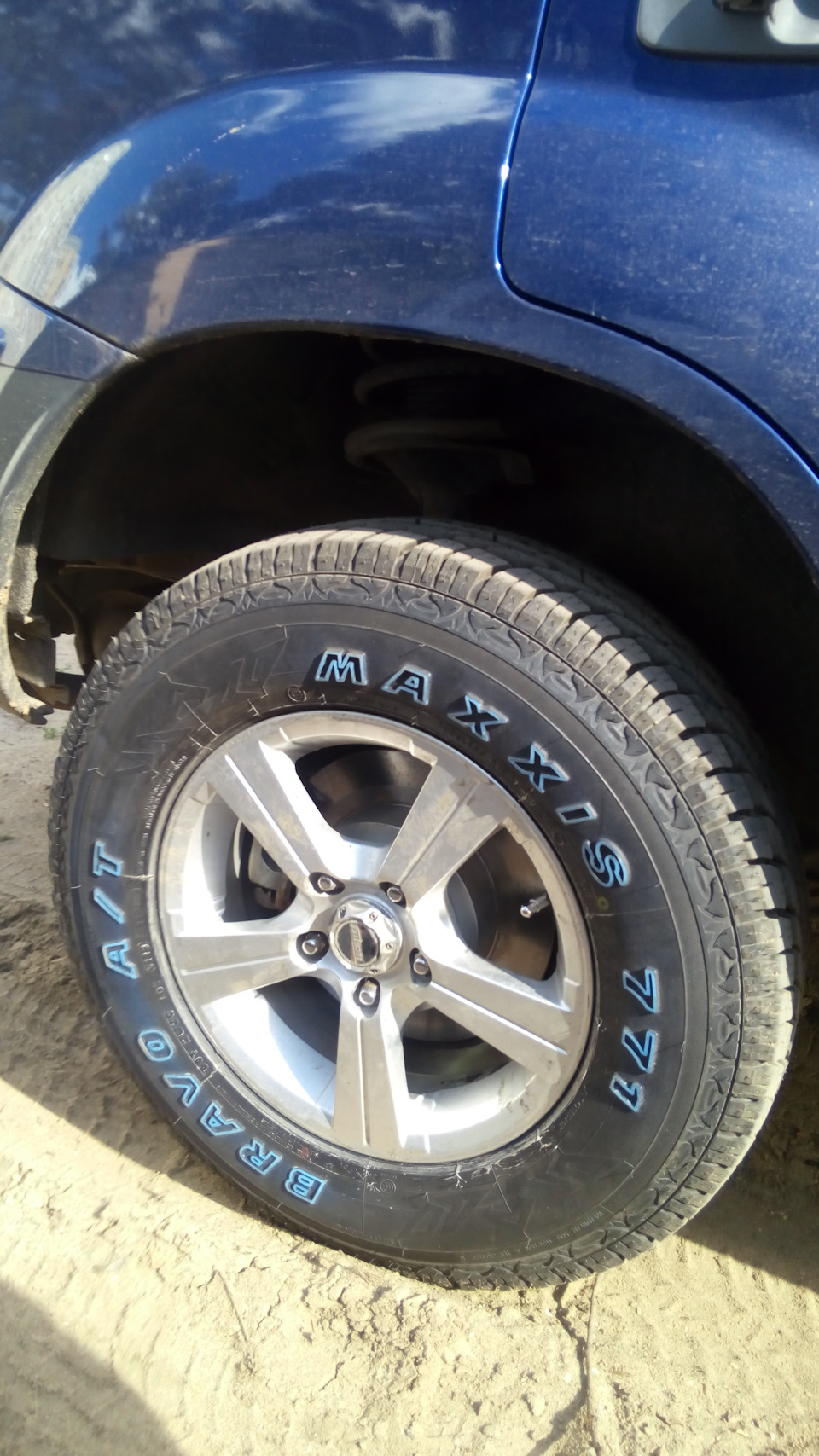 Поменял шинки с Федерал 215/70/R15 на Максис 215/75/R15 — Nissan X ...