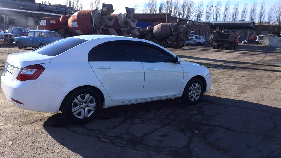 Наконец-то переобулся или обкатка зимней резины — Geely Emgrand EC7 FE ...