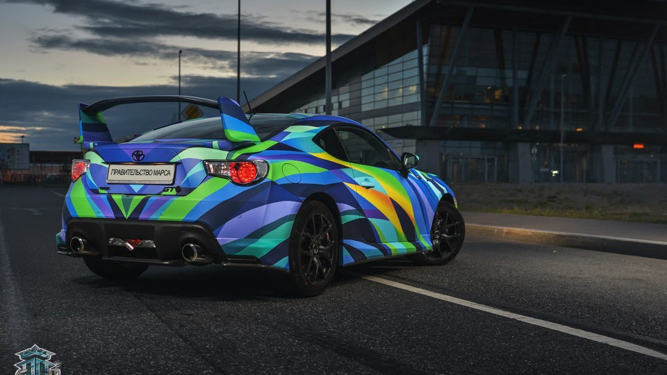 Toyota gt86 пленка