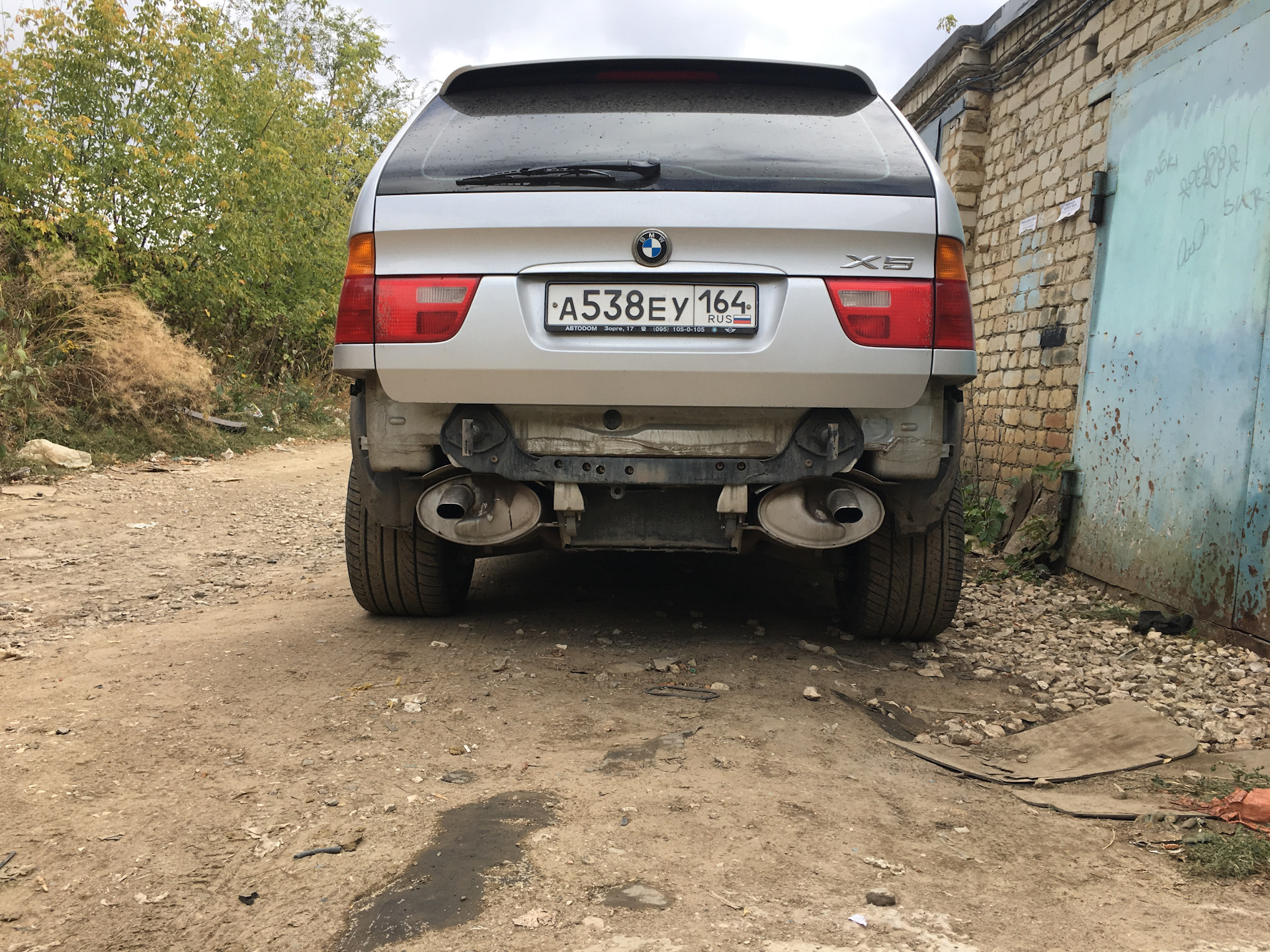 Красим задний бампер и зеркала. — BMW X5 (E53), 3 л, 2002 года | кузовной  ремонт | DRIVE2