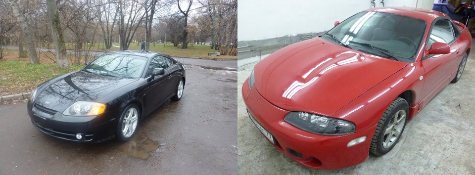 Eclipse VS Tiburon ??? Mitsubishi Eclipse (2G), 2 ??, 1997 ???????? | ???????? ...