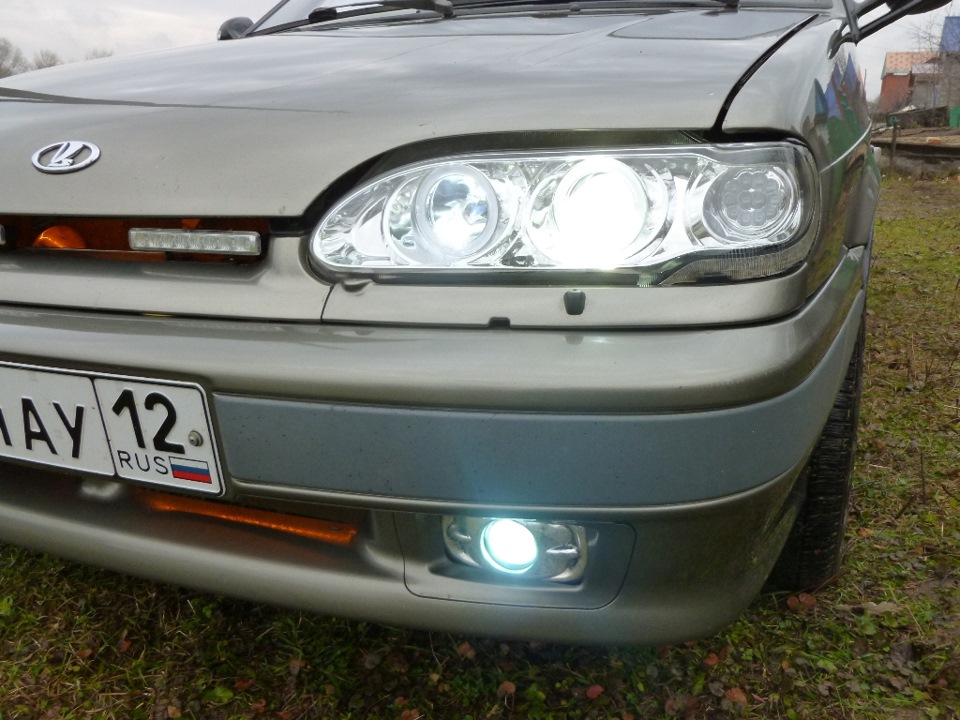 Ксенон на ближний свет — Lada 2114, 1,5 л, 2002 года | электроника | DRIVE2